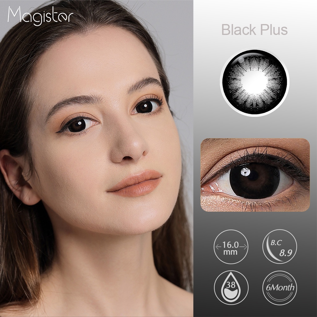 Softlens normal mata 16mm big eyes hitam COD softlens brown lensa kontak soflens 14 mm gray