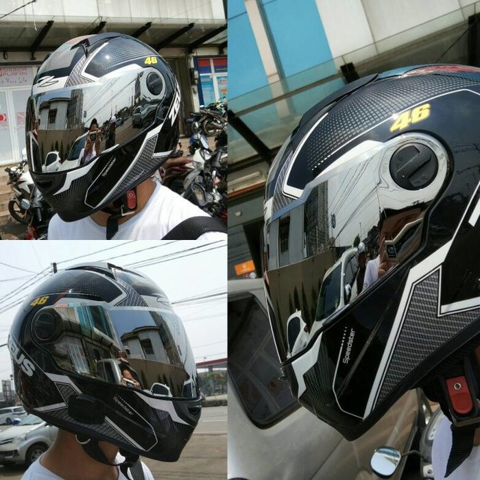 Kaca Visor Helm Zeus 811 / 813 Iridium