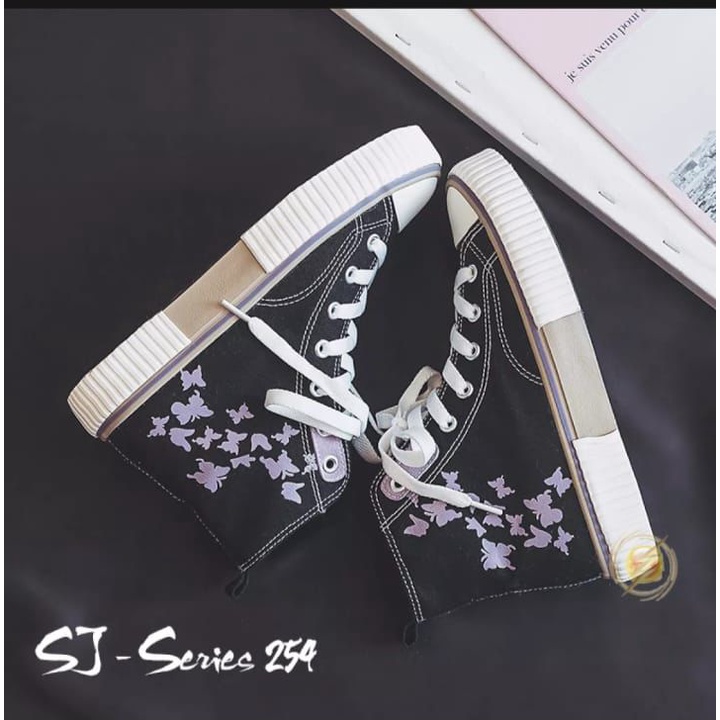 PROMOO!! sepatu style kekinian boot SJ-butterfly