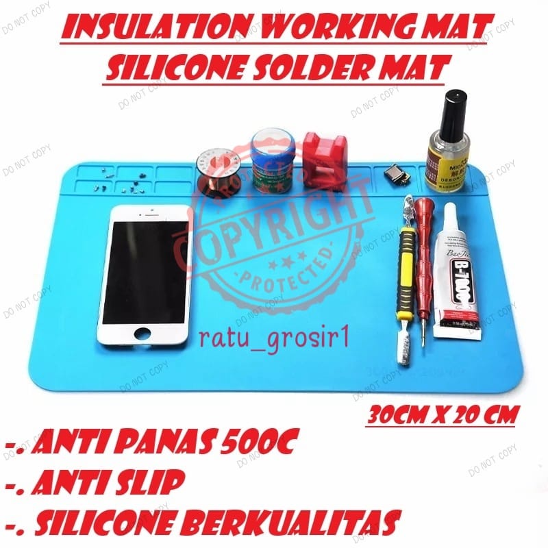 Alas Solder Silikon Tatakan Solder Silikon Matras Solder Silikon