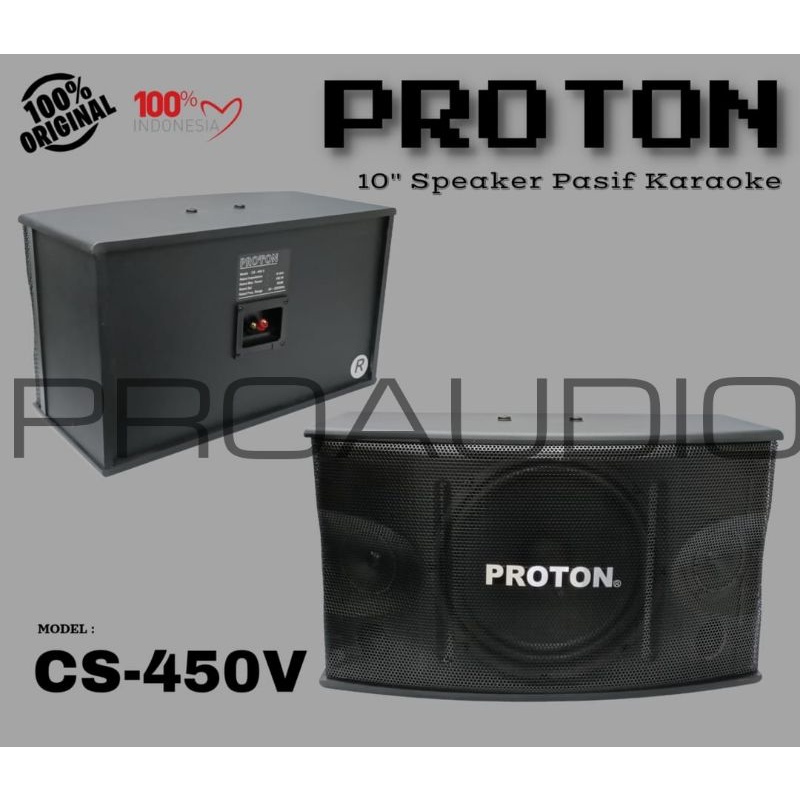 Speaker Karaoke Pasif 10 Inch Proton CS450 CS-450 CS 450 Original