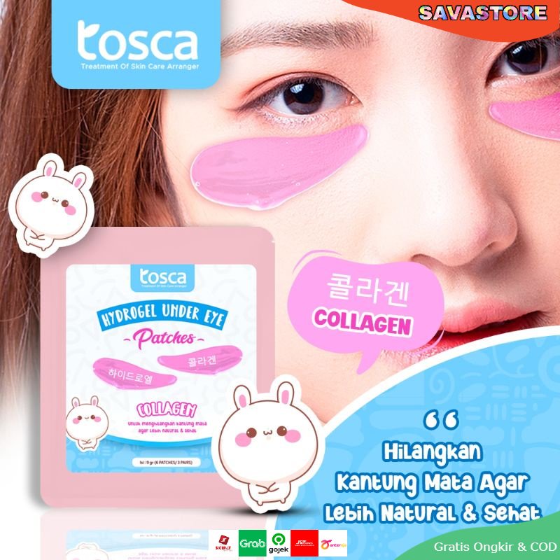 TOSCA HYDROGEL UNDER EYE PATCHES PENGHILANG KANTUNG MATA &amp; KERUTAN MATA