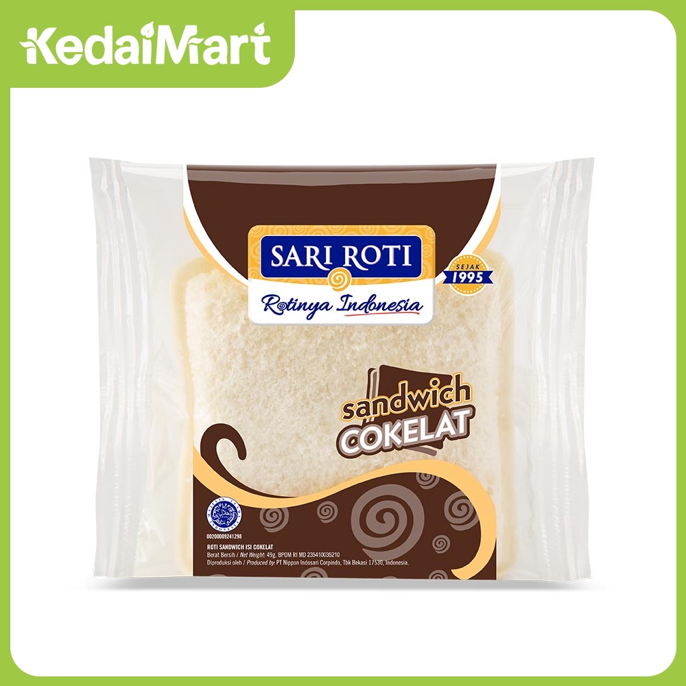 

Roti Sandwich Coklat Sari Roti