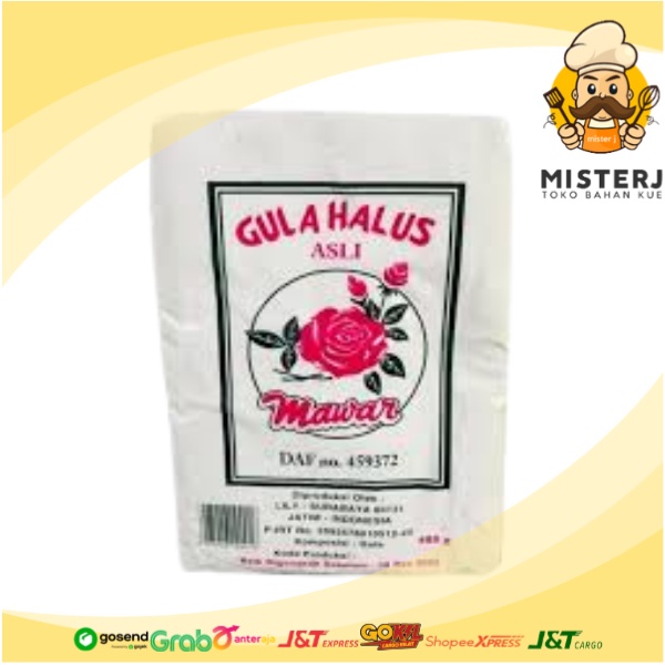 Jual Mawar Gula Halus Gram Gula Halus Asli Cap Mawar Shopee