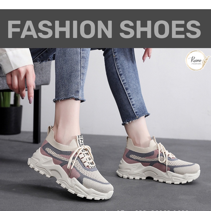 Sepatu Sneakers Wanita High Quality Premium- H-38