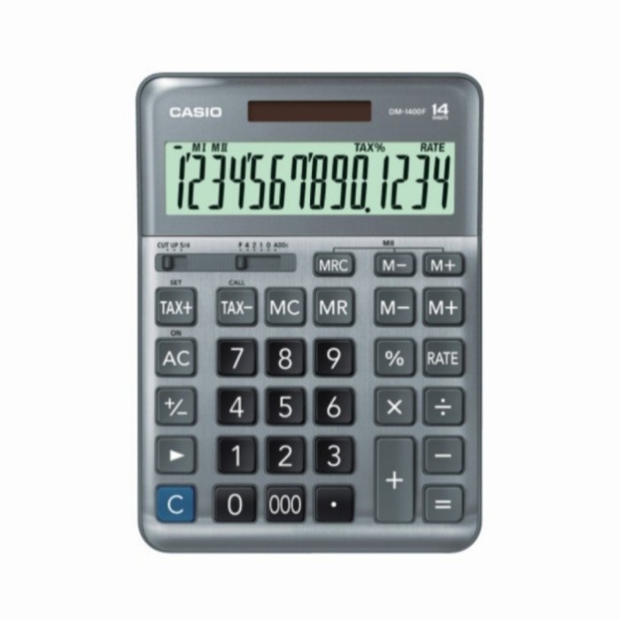 

KALKULATOR CASIO DM-1400 - CALCULATOR DESKTOP/KANTOR #ORIGINAL