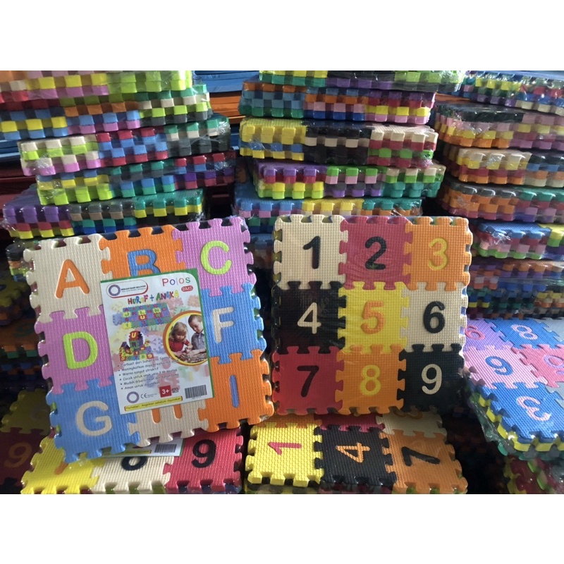 Matras Puzzle Abjad Mini 8x8 isi 36 Pcs / Mainan Edukasi