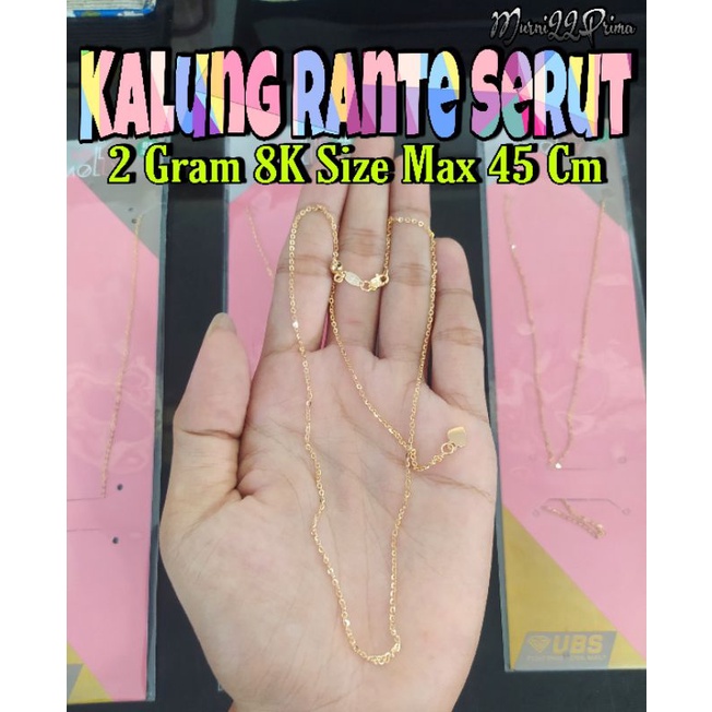 KALUNG RANTE SERUT EMAS ASLI