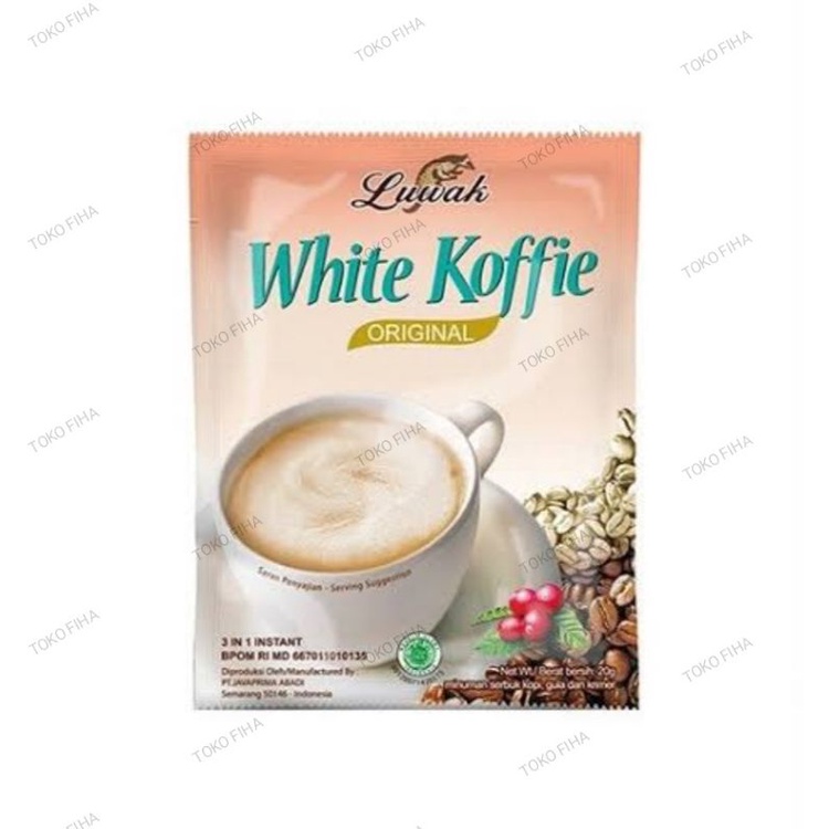 

Luwak White Koffie 20gr - sachet