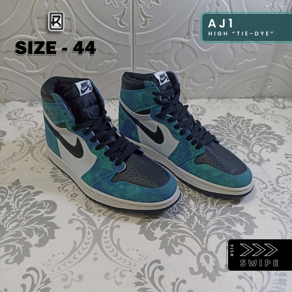 Sepatu "NIKE AJ1 HIGH - TIE-DYE" Blazzer