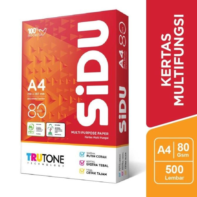 

SIDU A4 80 RIM Kertas HVS A4 Sinar Dunia 80 gsm