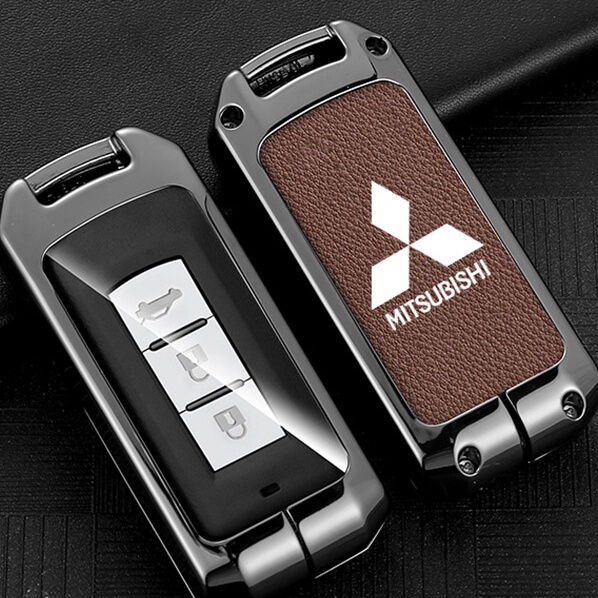 [Tersedia] Untuk Mitsubishi Triton Xpander Montero Strada Montero Sport 2022 Strada 2023 Xpander Cross Zinc Alloy Kulit Penutup Casing Kunci Mobil