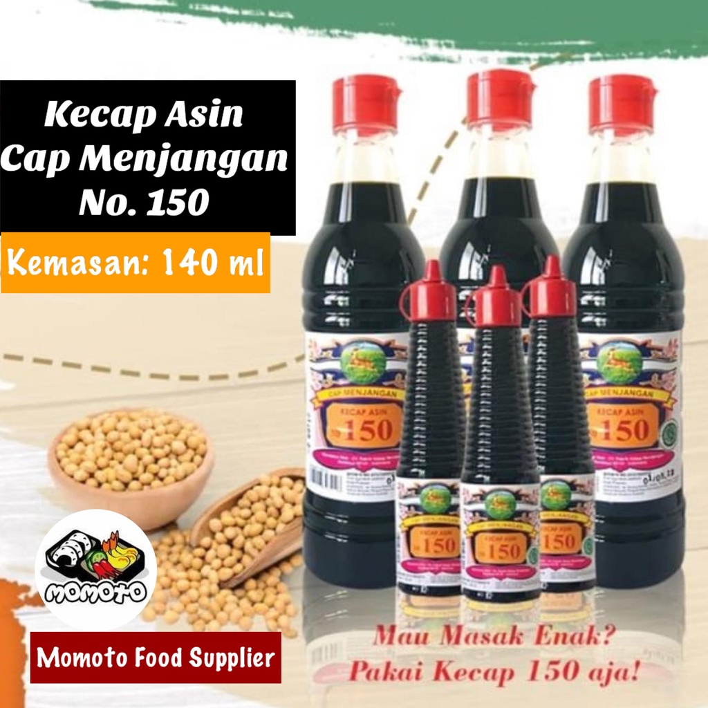 

Kecap Asin Cap Menjangan No 150 Kemasan 140 ml