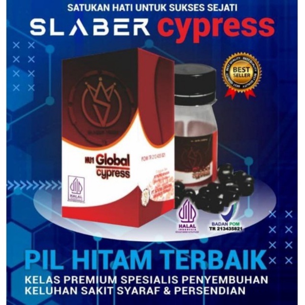 NU 1 GLOBAL CYPRESS PIL HITAM TERBAIK BUAT NYERI SENDI DAN SYARAF