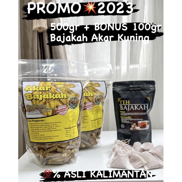 

Akar Bajakah Kuning Asli Kalimantan (500g)