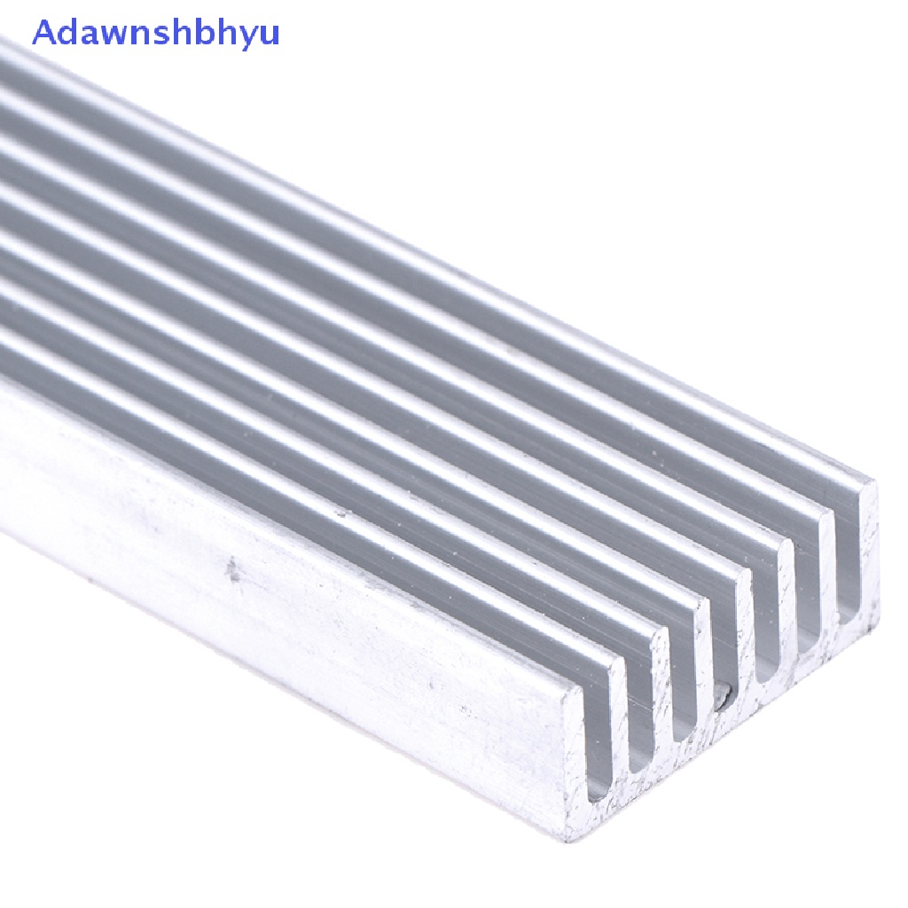 Adhyu 100 * 25 * 10mm Aluminium High Power Heatsink Elektronik Radiator ID