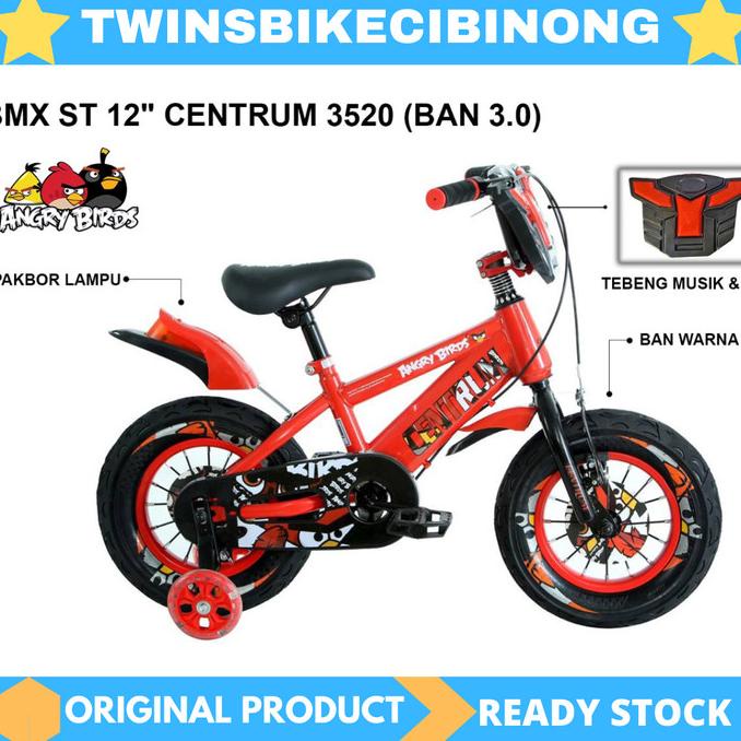 Sepeda Anak 12 Bmx Centrum Angry Bird #Original