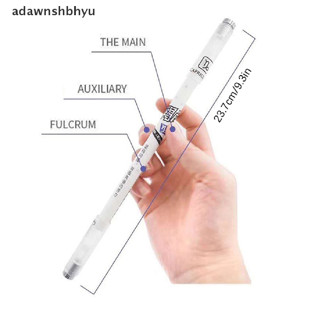 Adawnshbhyu Pena Gel Flash LED Rotag Keren Dengan Lampu Siswa Mode 0.5mm Spinning Pen ID