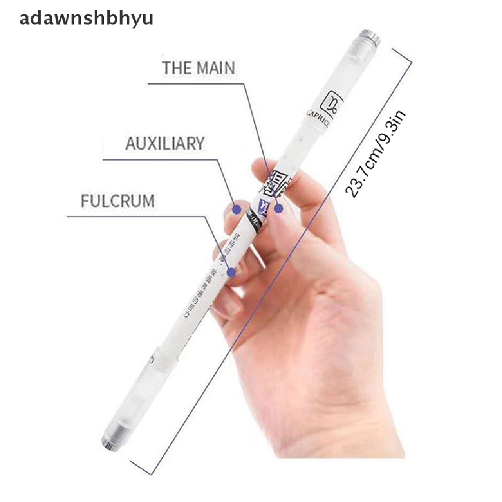 Adawnshbhyu Pena Gel Flash LED Rotag Keren Dengan Lampu Siswa Mode 0.5mm Spinning Pen ID