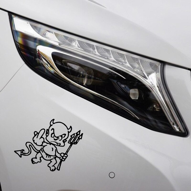 Cutting Stiker Setan Lucu Variasi Motor Mobil Sticker Timbul Keren Dasbor Spakboard Visior Body Kaca