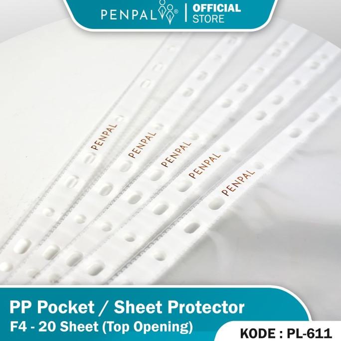 

Penpal Pp Pockets / Sheet Protector Folio Pl-611 [20 Sheets]