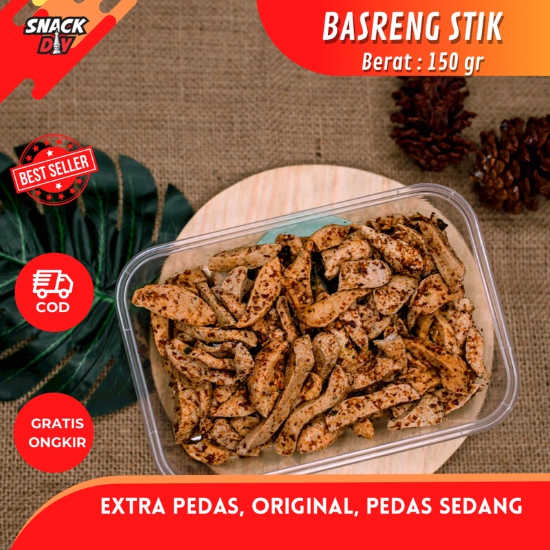 

Basreng Stik Pedas cikruh 150 gram