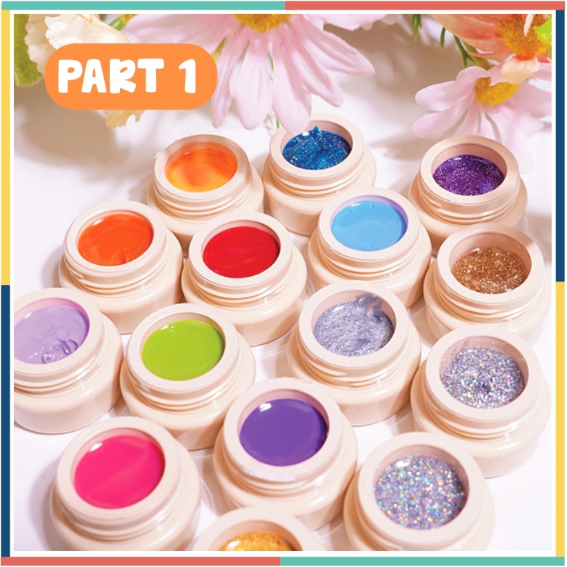 (1-30) RISYAL Solid Nail Gel Cat Kuku Jelly Kutek Gel Polish Mud Painting 5ml KU037