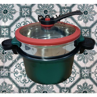 PROMO BIG SALLE AHIR TAHUN VIRAL PANCI PRESTO 3,5l teflon 22cm pressure cooker pot/ panci listrik kukus