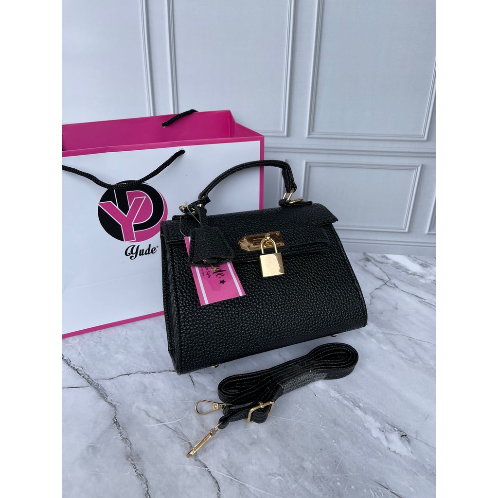 TAS SELEMPANG DAN BAHU WANITA FASHION SLINGBAG CEWEK TERBARU BAHAN KULIT JERUK