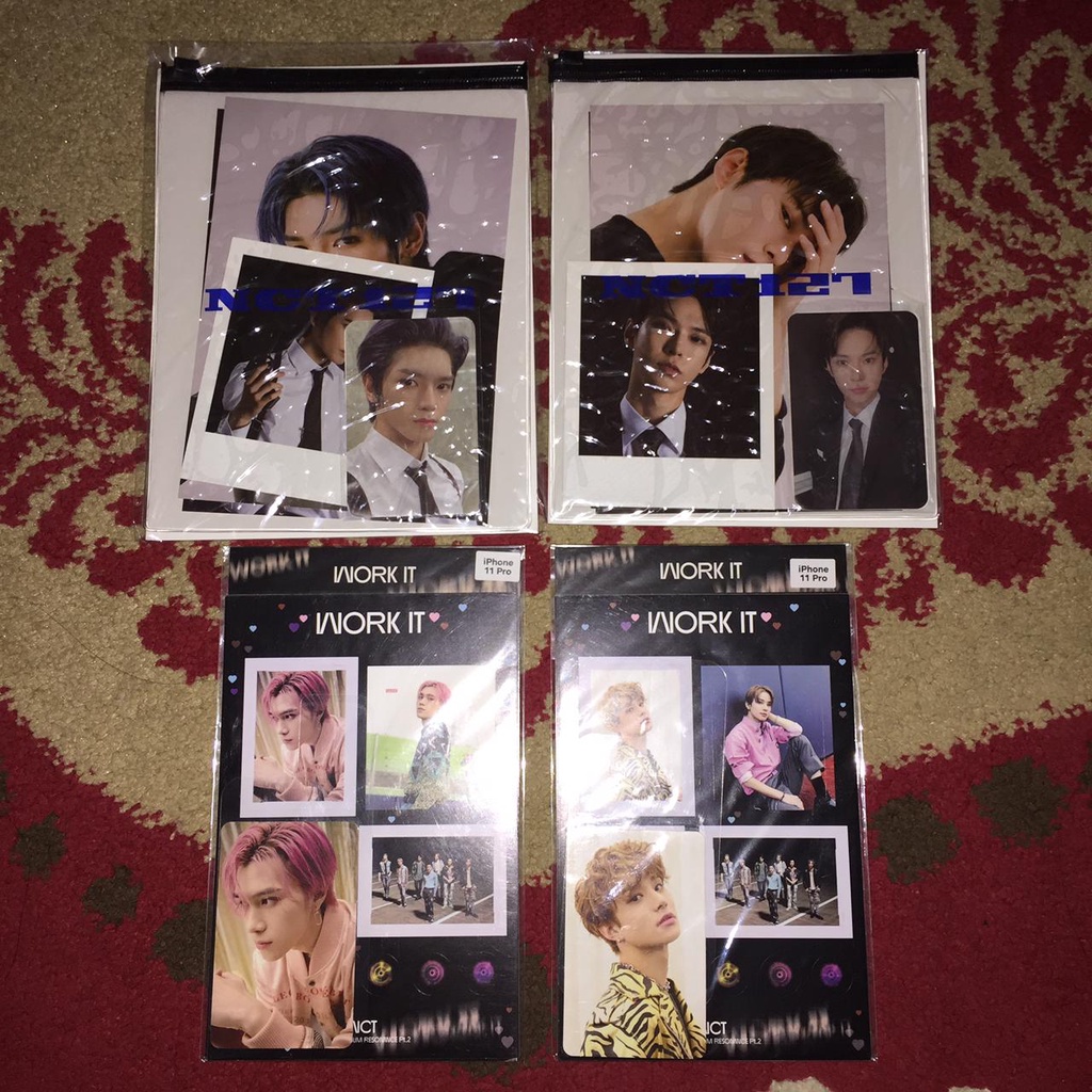 PHOTOPACK PP SG21 TAEYONG DOYOUNG NCT 127; SMARTPHONE DECO WORK IT JUNGWOO HENDERY SEALED