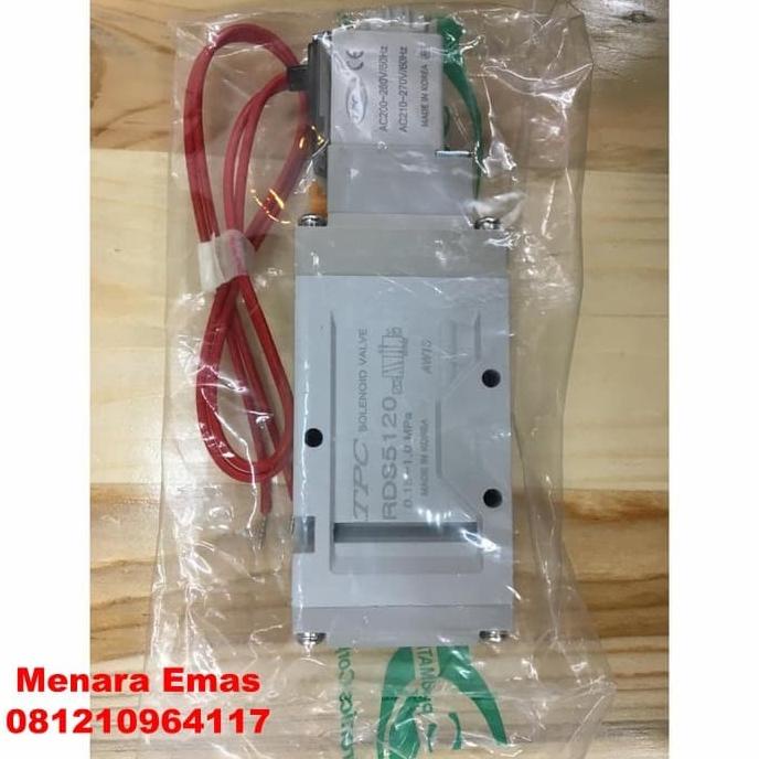 Rubber Seal 5Port Pilot Valve 2 Position / Single Solenoid TPC