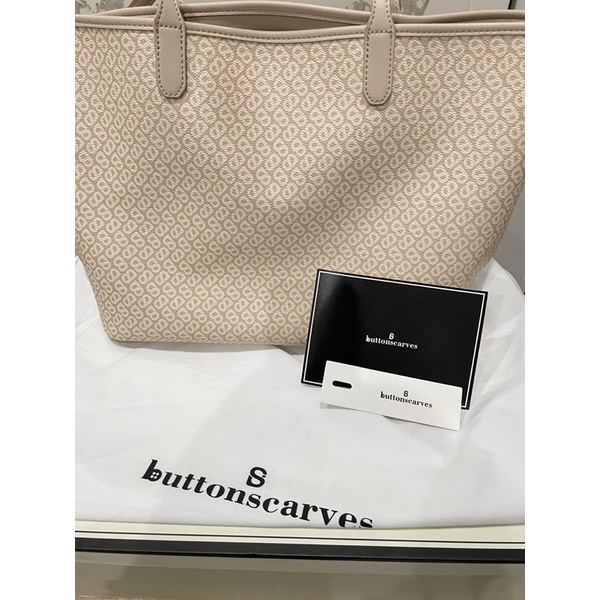 Izzy canvas bag buttonscarves - izzy bag - tas buttonscarves - izzy canvas bag beige