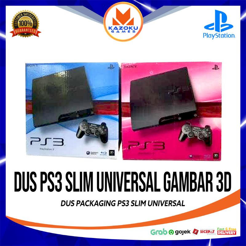 Box PS3 Slim – Dus Kemasan PlayStation 3 Slim Original Look