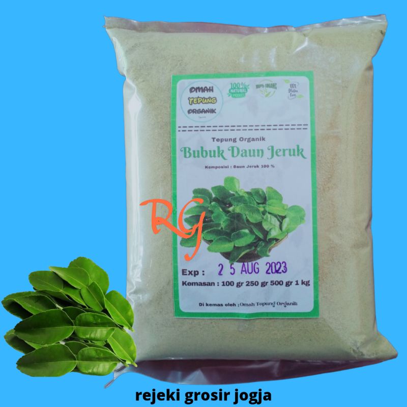 

Tepung Daun Jeruk Purut Murni kemasan 500 gram/Bubuk Daun Jeruk Purut Murni kemasan 500 gram/Daun Jeruk Purut Bubuk Murni kemasan 500 gram
