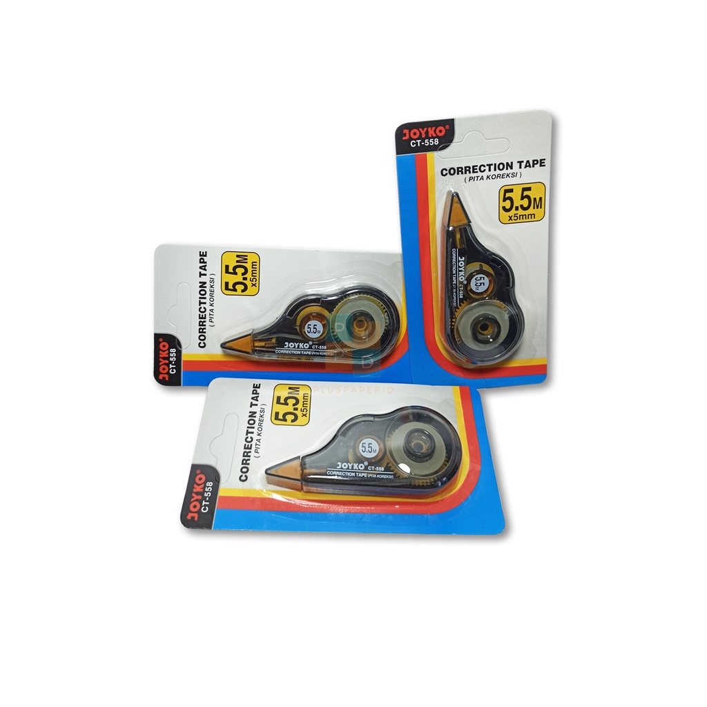 

Joyko Correction Tape CT - 558 - TipEx Kertas - Pcs