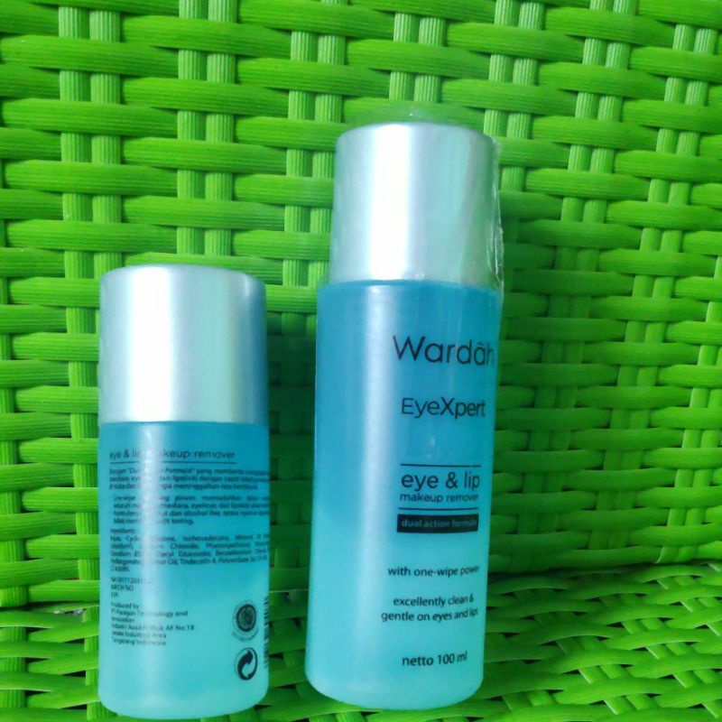 Make Up Remover Wardah EyeXpert Eye and Lip 100ml - 50ml Pembersih Makeup Wajah Bibir Lipstik