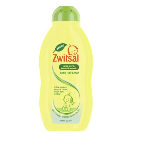 ZWITSAL Hair Lotion Kemiri Aloe Vera Seledri 200ml free duckbill anak 2 pcs