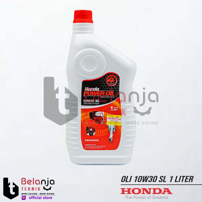 OLI 10W30 SJ HONDA 1 LITER - POWER OIL 1000CC
