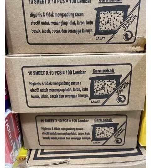 

Best! 1Pack=100Lembar Lem lalat Pagoda -Lem lalat isi 100lembar 지