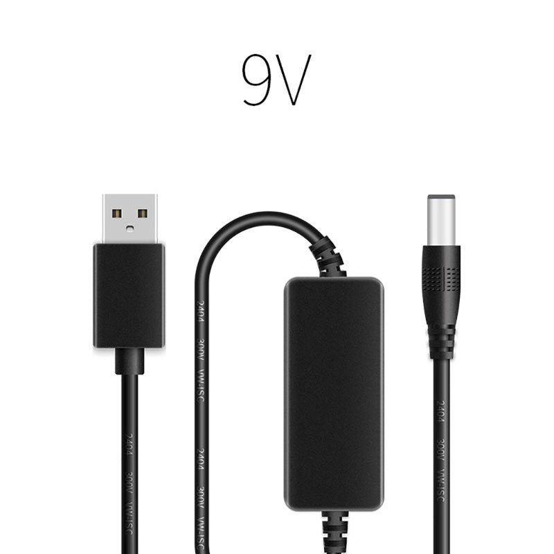 Zzz USB 5V Ke DC 9V 12V Adapter Converter Kabel Jack USB Ke8 DC Untuk Router Speaker