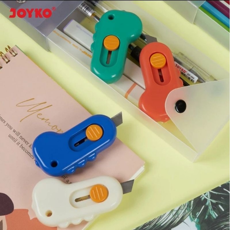 

Mini Cutter JOYKO CU-0509 / Pisau Kater Kecil Pemotong - Silet Dino Serba Guna