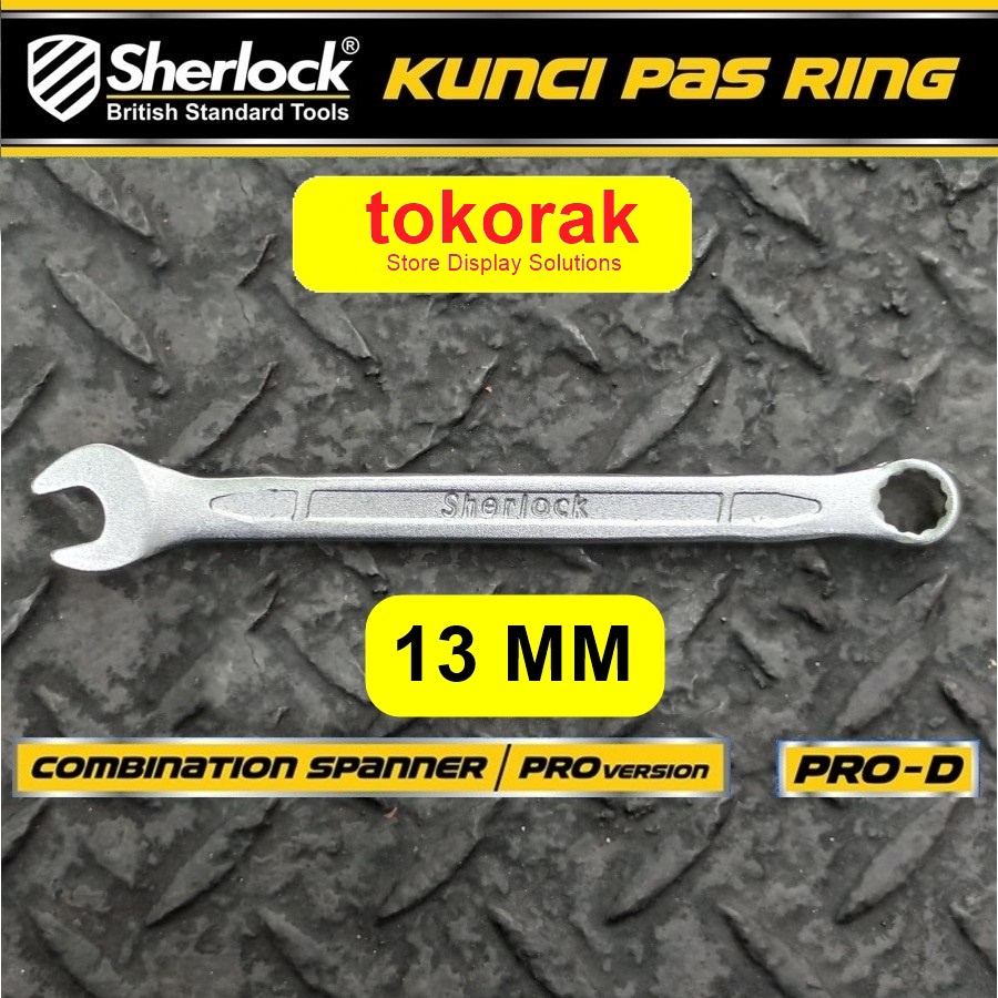 KUNCI RING PAS 13 MM PRO - D SHERLOCK - KUNCI PAS RING