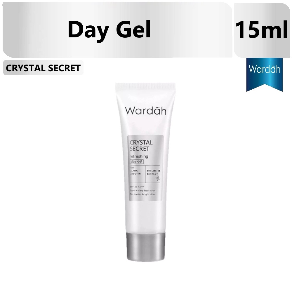 (TUBE) WARDAH CRYSTAL SECRET REFRESHING DAY GEL 15ML  BY AILIN