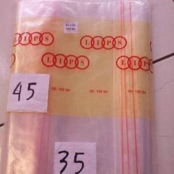 Isi 100 lembar plastik klip 35 x 45 cm