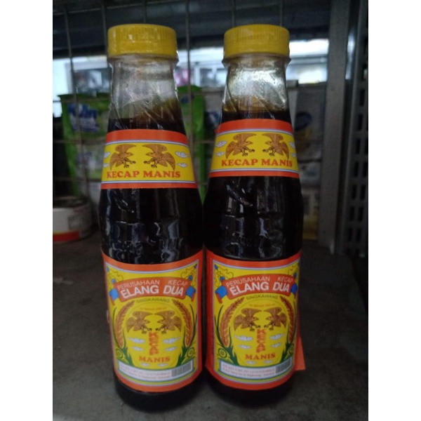 

Kecap Manis Cap Elang Dua 290ml Kemasan Plastik 100% Asli Singkawang,