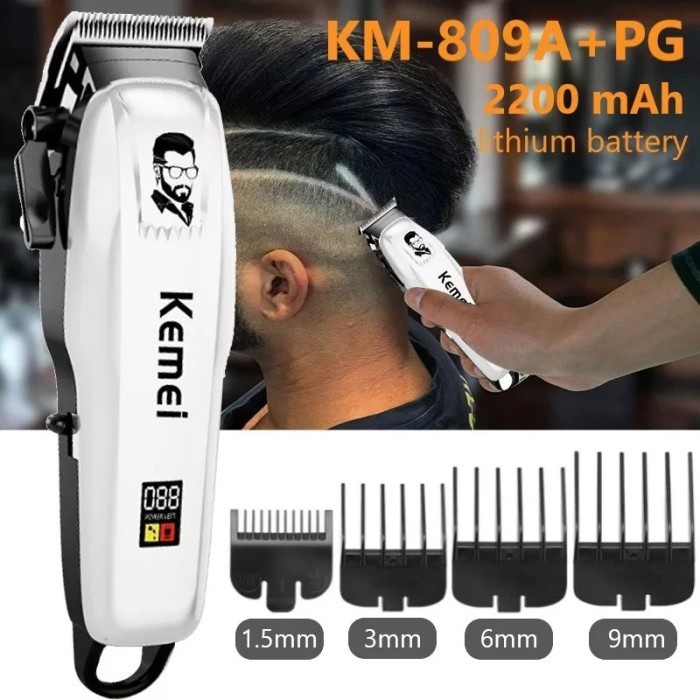 Kemei Alat Cukur Rambut KM-PG809A Hair Clipper Professional