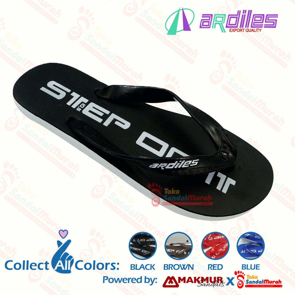 Toko Sendal Murah - Sandal Jepit Dewasa / Sandal Jepit Laki - Laki / Sandal Jepit Step On It / Sandal Jepit Murah Original [Toko Sendal Murah M 07 Ardiles Step On It]