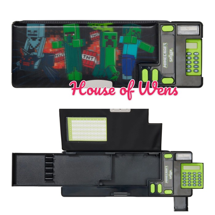 

SMIGGLE MINECRAFT POP OUT PENCIL CASE ORIGINAL - TEMPAT PENSIL SMIGGLE