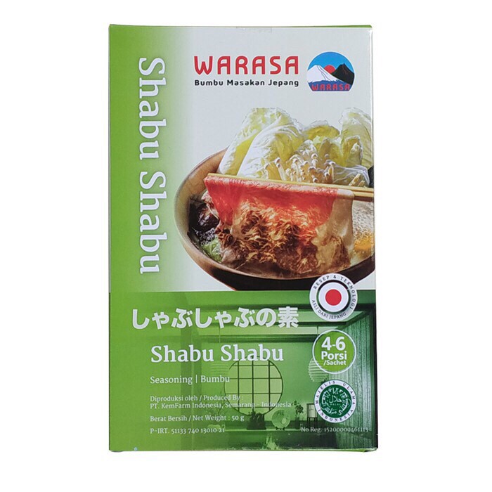 

PROMO Warasa Shabu Shabu 50 Gr 100% Halal No MSG