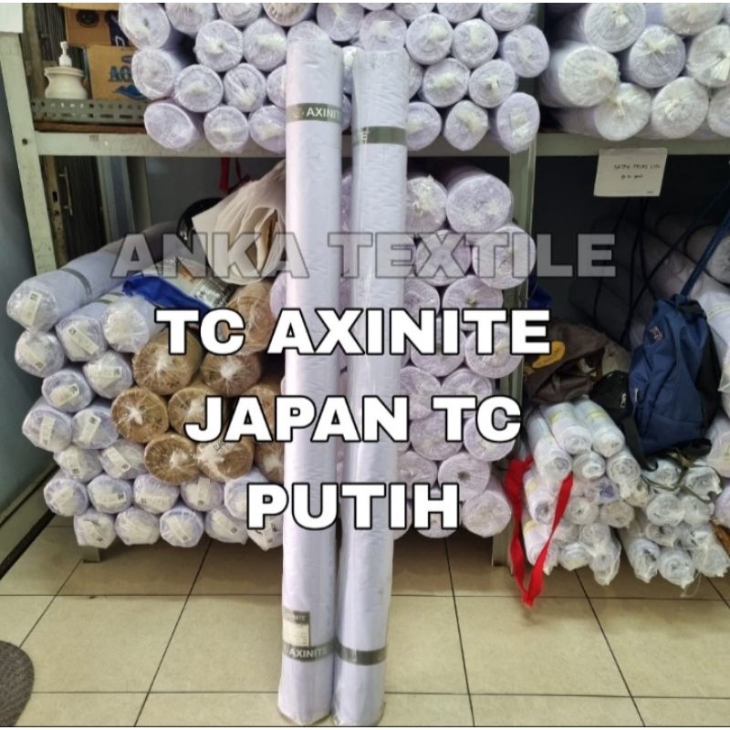 Kain TC Axinite Putih Japan TC Jepang Lb 150 isi 60 yards PUTIH